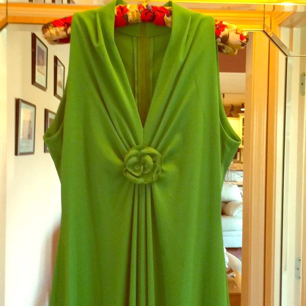 1970’s Vintage Green Formal By Edith Flagg